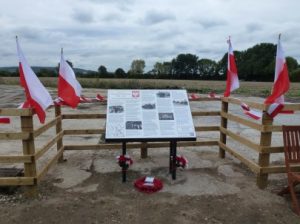 The commemorative board on the day it was unveiled