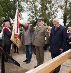 Colonel Malec (in uniform centre)