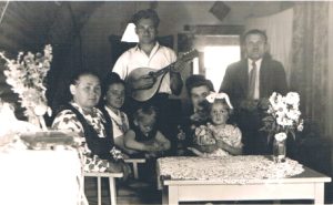 Edward demonstrating more musical talent at a family gathering