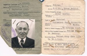 Papers of Josef Latyszonek.