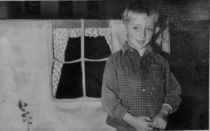 Richard inside a barrack